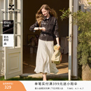 香影美拉德咖色皮衣女2026春季新款翻领复古机车pu皮收腰夹克外套 咖色 M 160/84A/95-110斤