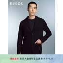 ERDOS 春夏精纺四平空转男开衫羊绒衫 黑 170/92A/M