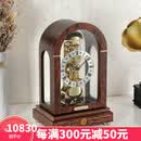 赫姆勒（Hermle）机械钟德国原装成品钟进口复古木质轻奢装饰客厅卧室中式欧式座钟  22712-030791