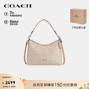 蔻驰（COACH）【品牌直供】女士LAUREL中号斜挎流浪包沙黄色CV975礼物