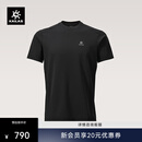 KAILAS凯乐石 男款圆领短袖功能速干T恤吸湿排汗运动短袖 玄青黑 L