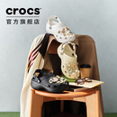 卡骆驰（CROCS）经典云朵洞洞鞋时尚百搭女鞋花园鞋沙滩鞋|206750 黑色-001(含智必星) 38 (240mm)