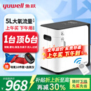 鱼跃吸氧机5升L家用制氧机老人孕妇用呼吸制氧雾化一体机轻音吸氧机 【制氧雾化一体】5升氧可调+轻音制氧+24h定时
