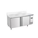 苏勒冷藏工作台商用冰柜操作台卧式风冷无霜保鲜奶茶店水吧台冷冻冰箱 冷藏  120x60x80cm