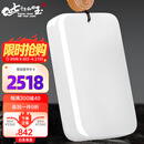 7000年和田玉吊坠羊脂白男女款无事牌白玉玉坠