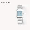 LOLA ROSE罗拉玫瑰urban蓝调小方表女士手表轻奢高级感女表生日礼物送女友