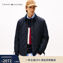 Tommy Hilfiger【防水】秋冬男美式潮流菱格灯芯绒衬衫领轻薄棉服夹克外套 藏青色DW5 S （推荐：120-135斤）