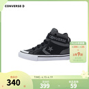 Converse 匡威童鞋男女童鞋子冬季新款魔术贴易穿脱儿童休闲鞋 灰色 28 【建议脚长17cm】