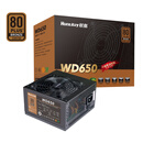 航嘉（Huntkey）WD650铜牌650W电脑电源（80PLUS铜牌/单路50A/全电压/LLC+SR+DC-DC/智能温控）
