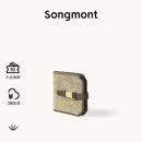 Songmont山下有松山行钱包设计师款皮夹短款卡包夹礼物男女零钱包 沙驼棕 预售10天