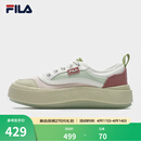 斐乐（FILA）官方女鞋水母鞋帆布鞋夏时尚复古休闲鞋 桃色粉/新薄荷绿-CS 38
