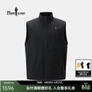 比音勒芬【轻量防水】2026春季新款男士背心休闲户外干爽舒适立领马甲外套 07黑色 L