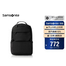 新秀丽（Samsonite）双肩包时尚商务电脑包通勤大容量背包黑色 15.6英寸 NX5*09001