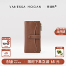 VANESSA HOGAN VH女包欣冉钱包2026新款轻奢植鞣牛皮多卡位收纳长钱夹生日礼物