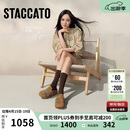 思加图杨幂同款2026春季烟花假日勃肯鞋凉拖鞋女EG117AH6 咖啡棕 36