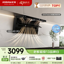 老板【推荐D1H】小黑翼D1P排抽吸油烟机顶侧双吸家用上门安装27风量以旧换新一级能效政府补贴油烟机
