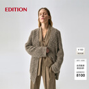 editionRED LABEL 2026春季新款邓肯羊绒花纱毛衣外套EBF1CAR024 砂壳色 M