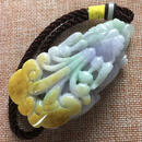 胖东来同款缅甸翡翠a货糯种手工雕刻招财貔貅手玩件仿古精雕玉石文玩手