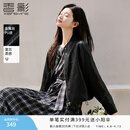 香影酷飒风黑色皮衣女2026春季新款高级感洋气pu机车短款夹克外套 黑色 M 160/84A/95-110斤