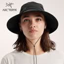ARC'TERYX始祖鸟 SINSOLA SHADE HAT 男女同款 渔夫帽 BLACK/黑色 L-XL
