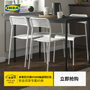 宜家（IKEA）【新品】SANDSBERG桑德贝利椅子餐椅成人凳子靠背椅 白色椅子