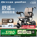 鱼跃(yuwell)电动轮椅车D130FL老人专用全自动智能可折叠轻便代步锂电