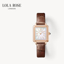 LOLA ROSE罗拉玫瑰Cube小棕表手表女士学生百搭轻奢高级感女表生日礼物女生