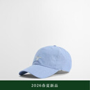 Barbour【春夏新品】Nelson Chambray 男女同款鸭舌帽 青年布蓝BL31 FRE