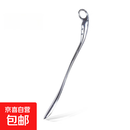 实心铝合金属鞋拔长鞋溜子不弯腰提鞋器耐用不易折断居家日78414 52Cm银色 317.5g