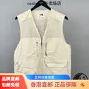 北面（The North Face）春款TheNorthFace北面男士户外休闲轻薄透气运动马甲背心87V4 3X4 卡其色 2XL 185