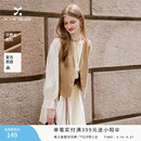 香影【千金马甲】波西米亚度假风上衣女2026春季新款卡其v领马夹 浅卡其 常规 M 160/84A/95-110斤