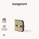 Songmont山下有松山行钱包设计师款皮夹短款卡包夹礼物男女零钱包 沙驼棕 预售10天