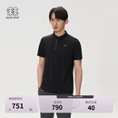 KOLON SPORT/可隆户外吸湿速干T恤 男士抗菌珠地POLO T恤 LHPT6MTT25-BK 黑色 XL 180/100A