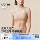 ubras无尺码小奶皮纸片人内衣大胸显小显瘦显薄无痕隐形背心文胸隐形肤