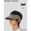 HeyBetter儿童防晒帽UPF50+无顶遮阳帽防紫外线（深灰）cmz04