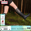 HUNTER雨靴Refined高筒靴金属孔圈防滑防水户外廋腿长筒靴女鞋 黑色/BLK 37