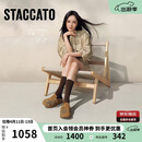 思加图杨幂同款2026春季烟花假日勃肯鞋凉拖鞋女EG117AH6 咖啡棕 36