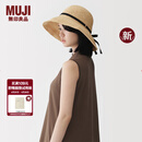 MUJI酒椰叶纤维 细编圆顶礼帽 帽子草帽 26年夏季新品DBA91A6S 原色 55-57cm