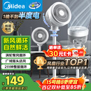 美的（Midea）【暴风循环】空气循环扇大风量摇头电风扇家用台式落地扇轻音卧室节能小风扇柔风轻羽扇 FGA24TQ