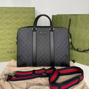 古驰（GUCCI）【二手99新】古驰gucci新款双G印花公文包压纹公文包电脑包 手提包 托特包 商务包 GG老花36*28*7（全新）