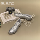 爱步（ECCO）BIOM TR单鞋 26年新款夏季休闲运动玛丽珍芭蕾舞鞋女 健步840103 银色/水泥灰84010361703 37