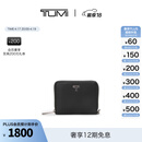 TUMI/途明BELDENSLG精巧简约牛皮革三重拉链钱包 黑金属色