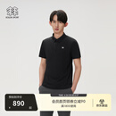 KOLON SPORT/可隆SECO POLO衫  男士户外抗菌防晒UPF50+吸湿速干T恤 LHPT6MTT23-BK 黑色 2XL 185/104A