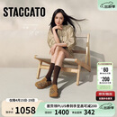 思加图杨幂同款2026春季烟花假日勃肯鞋凉拖鞋女EG117AH6 咖啡棕 37