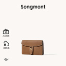 Songmont山下有松循迹系列钱包设计师款皮夹短款卡包夹礼物男女零钱包 枇杷棕 预售10天
