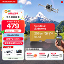 闪迪内存卡存储tf卡运动相机卡高速gopro相机无人机内存卡MicroSD卡u3/v30 256G适用无人机/pocket3联系客服送读卡器