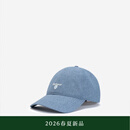 Barbour【春夏新品】Nelson Chambray 男女同款鸭舌帽 青年布蓝NY31 FRE