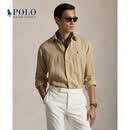 Polo Ralph Lauren 拉夫劳伦 男装 经典版型亚麻衬衫RL19496 250-海滨米色 S