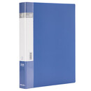 得力（deli）5104  A4资料册文件活页收纳册插袋档案文件夹试卷科目收纳袋 40页 蓝色（本）