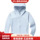 哥伦比亚（Columbia）钛金连帽简约休闲防水防防晒防晒服女款蓝色 蓝色 2XL